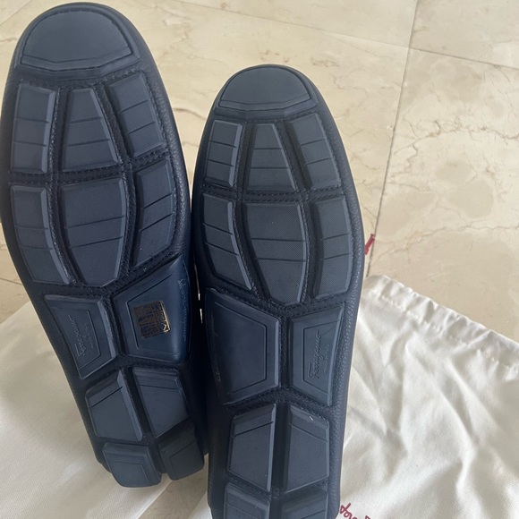 Ferragamo Loafer Driver with Gancini ornament